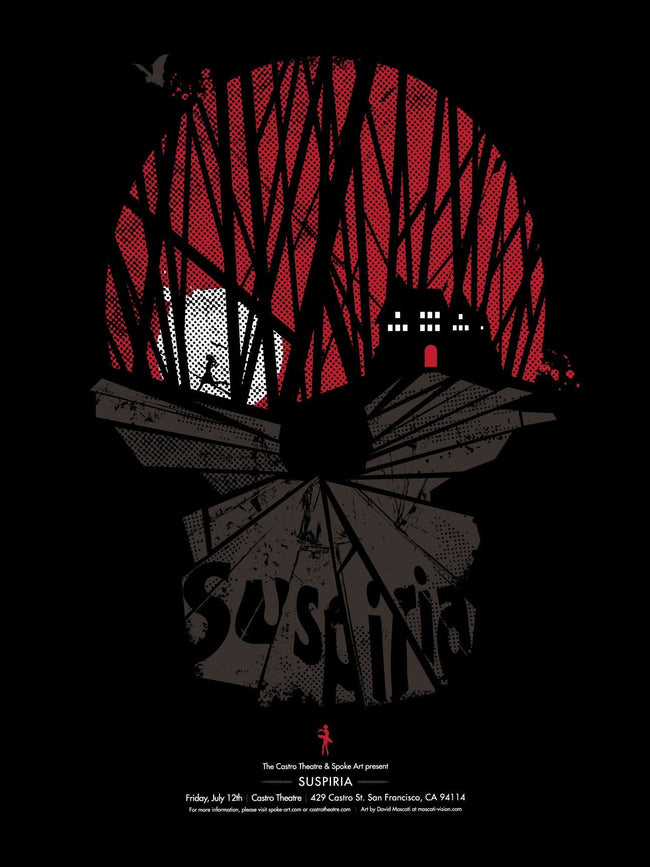 Suspiria by David Moscati Screen Print