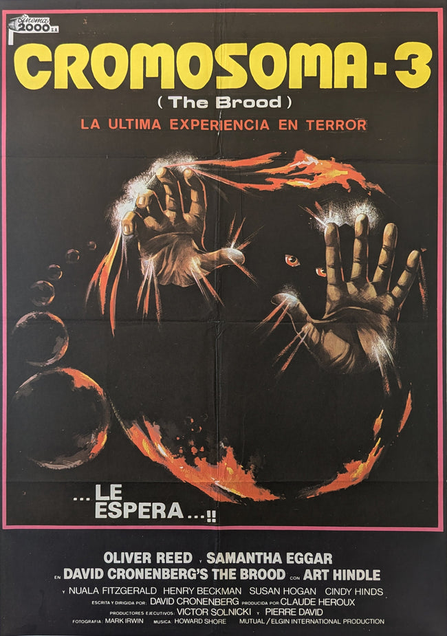 The Brood 1979 Spanish Poster Cromosoma-3