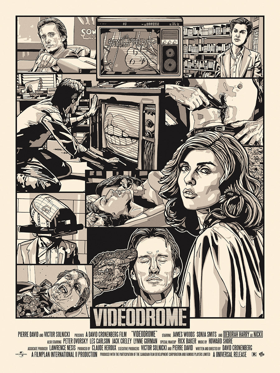 Videodrome (variant) by N.E. Screen Print