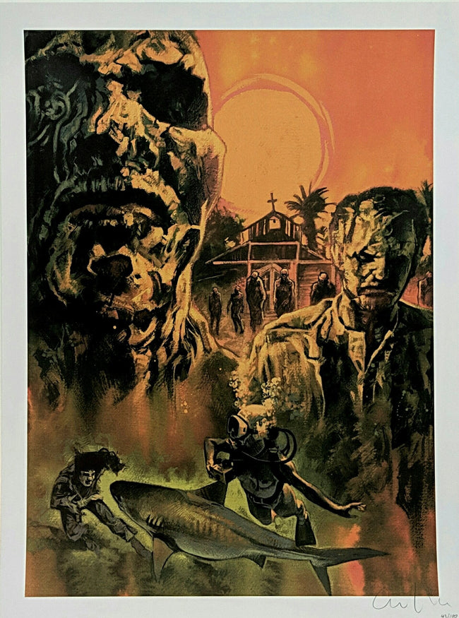 ZOMBIE by Graham Humphreys signed limited edition litho art print