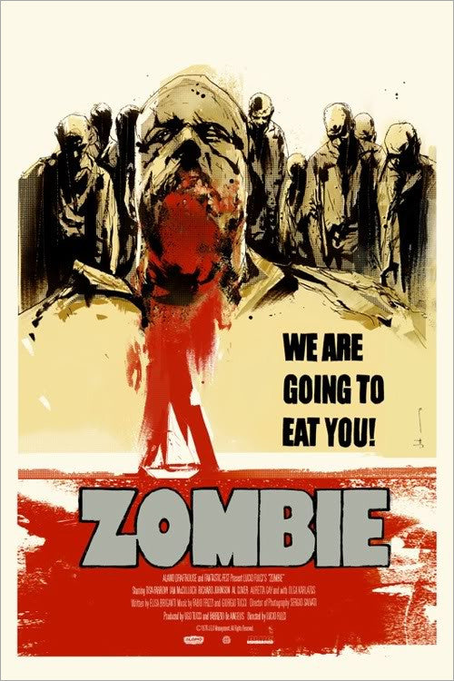 Zombie by Jock Screen Print