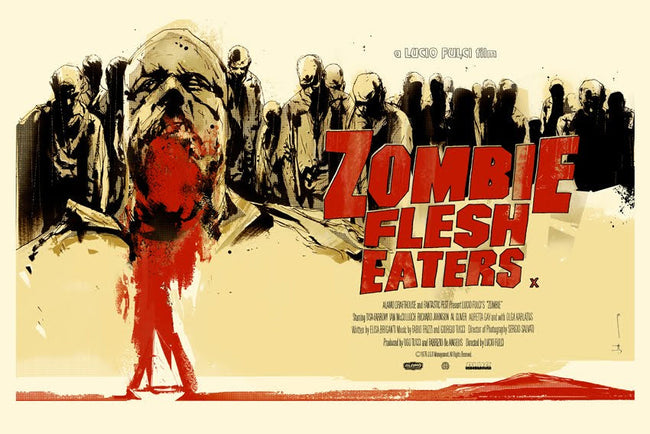 Zombie Flesh Eaters by Jock Screen Print