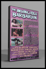 The Invincible Barbarian (1982) DVD – back cover