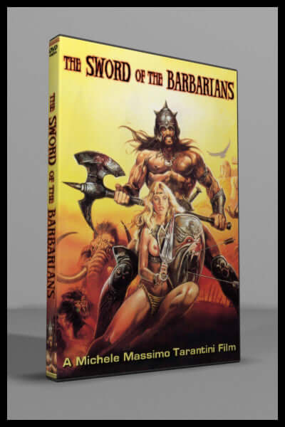 The Sword of the Barbarians (1982) DVD – front cover