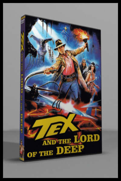 Tex and the Lord of the Deep (1985) DVD – front cover